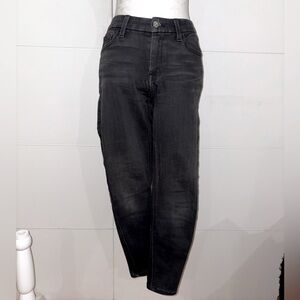 7 For All Mankind B(air) High Waist Ankle Skinny Dark Grey Jeans